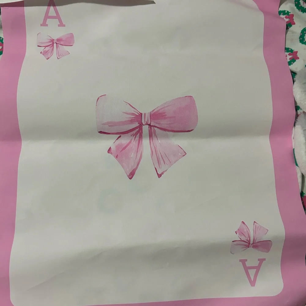 Pink Bow & Cherry Art Prints - Set of 3 - Picture 3 of 4